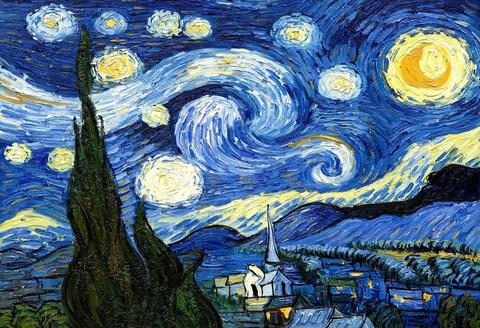 The Starry Night by Van Gogh