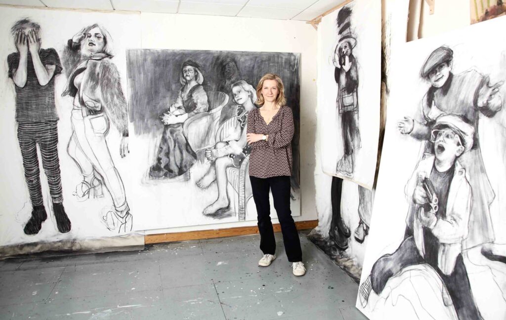 Artist Nicola Grellier and her Future Giants, by Sarah Edmonds Marketing