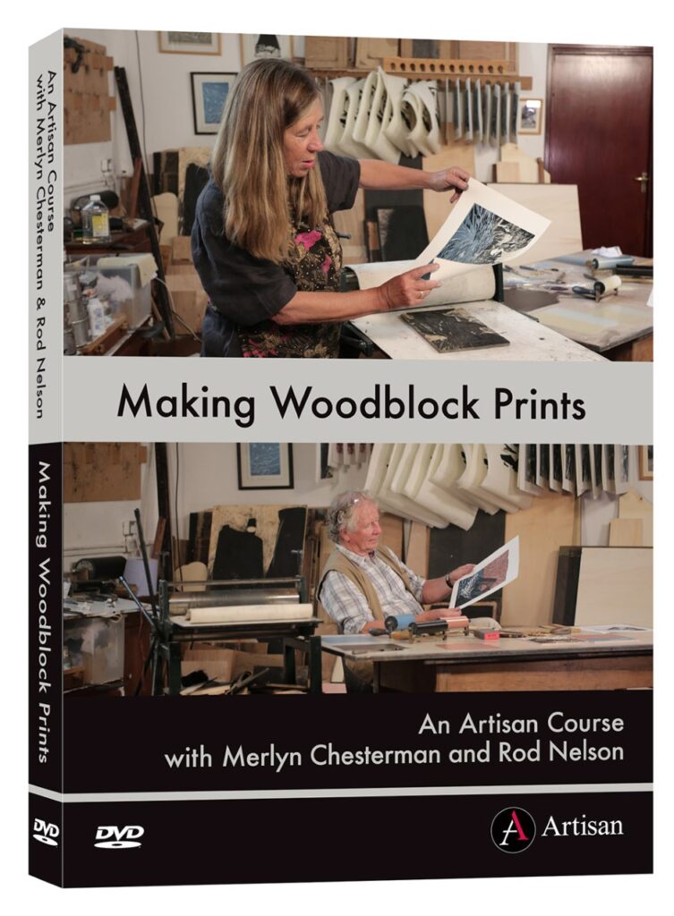 Making Woodblock Prints by Rod Nelson and Merlyn Chesterman is now available on DVD or download. Written by Sarah Edmonds Marketing